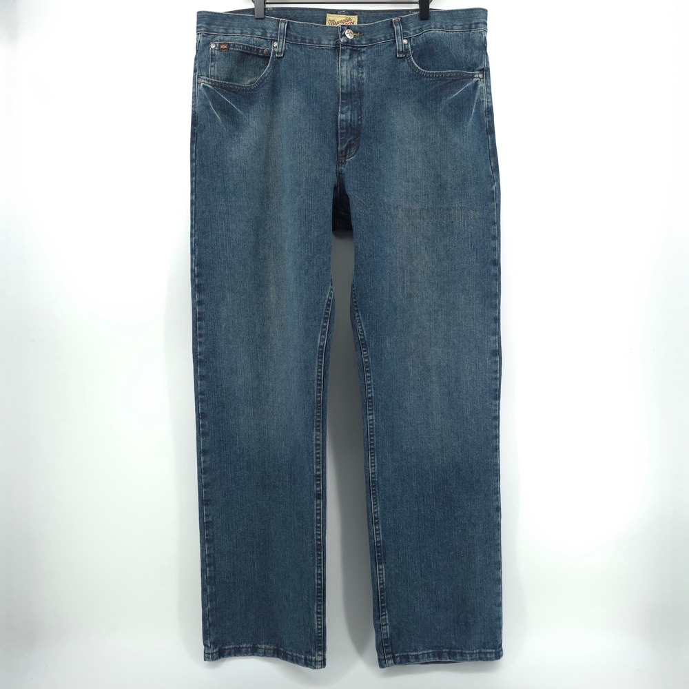 Wrangler Mens Jeans 20X Style 33 38x34 Blue Extreme Relaxed Fit 1033MWXVM